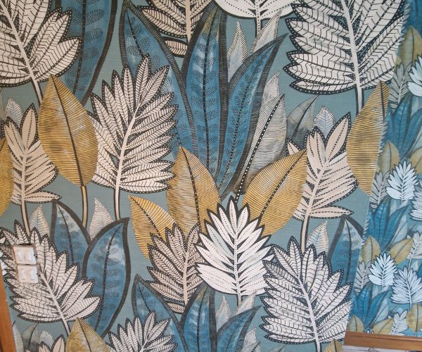 pose de papier peint déco